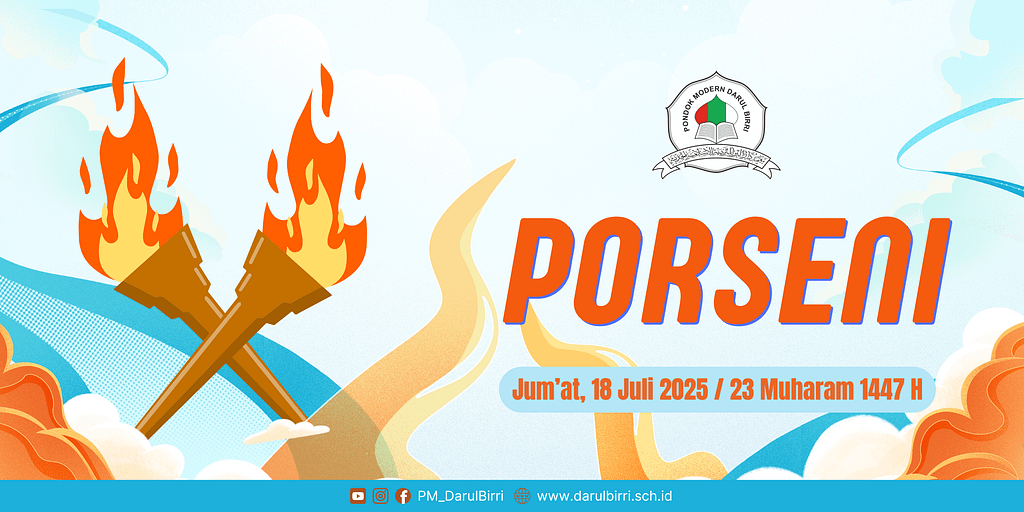 Spanduk PORSENI Pondok Modern Darul Birri