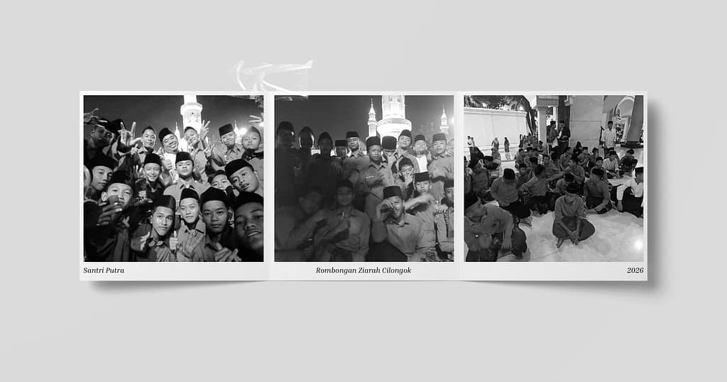 rombongan ziarah santri putra di cilongok