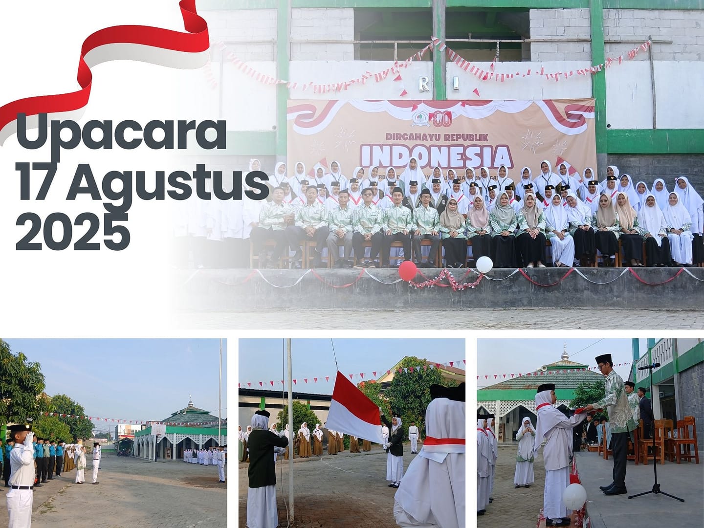 Semarak Upacara Bendera 17 Agustusan di Darul Birri